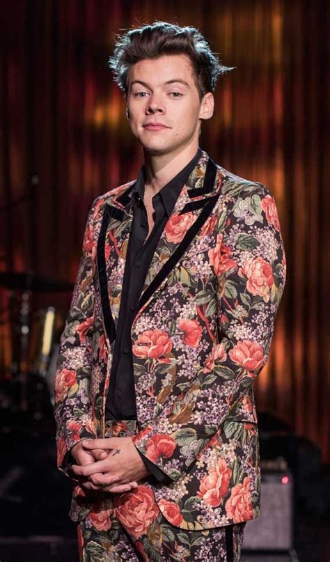 harry styles gucci flower suit|Harry Styles Gucci campaign.